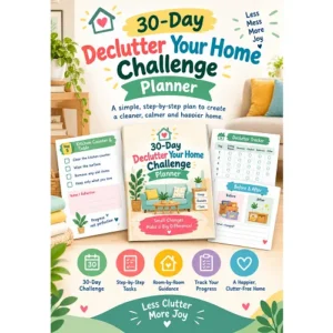 30-Day Declutter Your Home Challenge